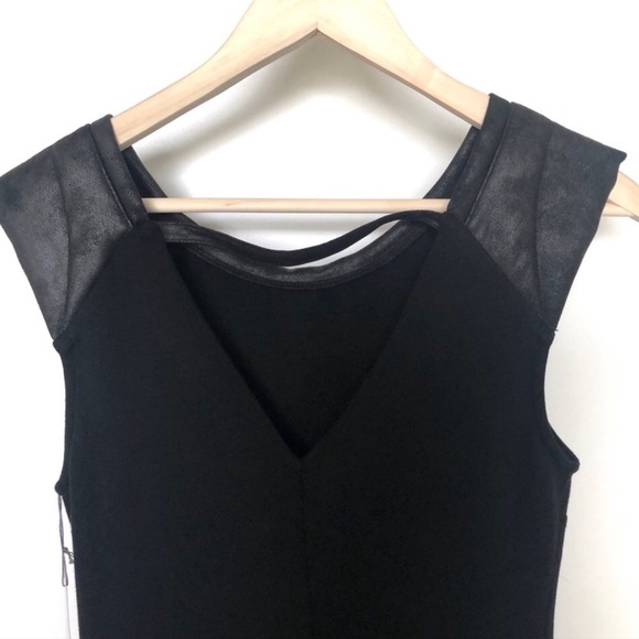 Velvet Graham & Spencer Black Dress medium NWT - Picture 4 of 6
